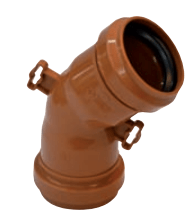 CODO 45º HH C/SUJECION -AWADUCT