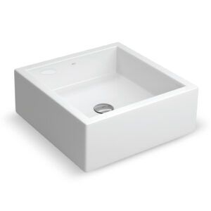 BACHA CUADRADA BLANCO  - DECA APOYO.