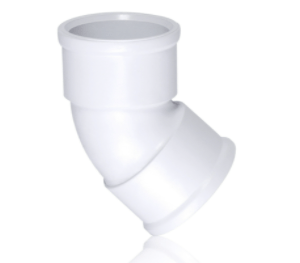 CURVA A 45º HH - PVC.