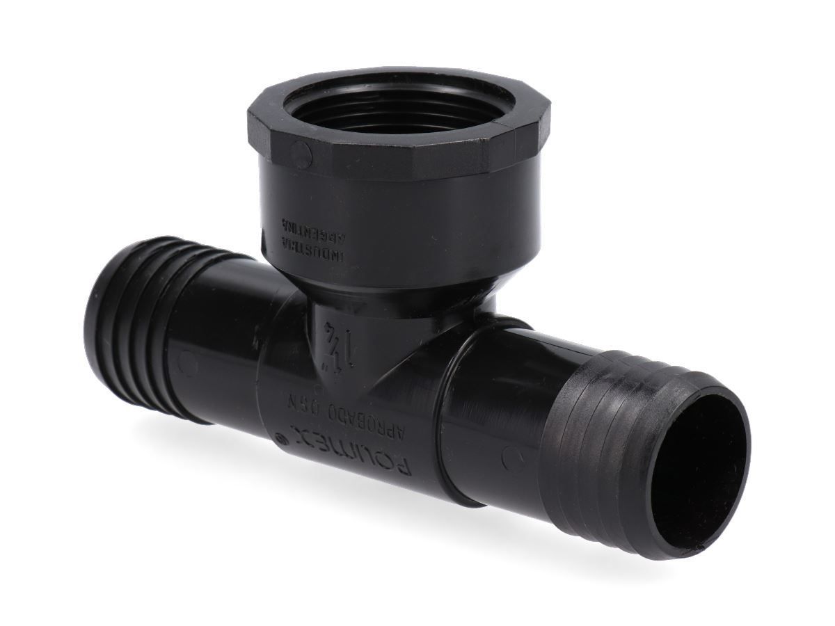 ENCHUFE TEE ROSCA HEMBRA - CONEXIONES POLIMEX